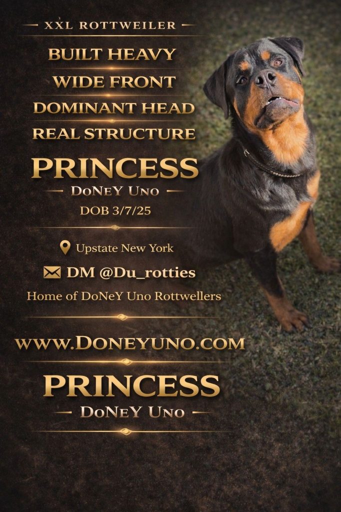 XXL Rottweiler named Princess